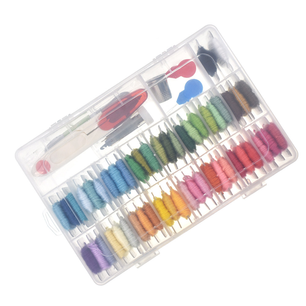 Embroidery Stitch - 50 Çeşitli Nakış Seti Malzemeleri Desenli