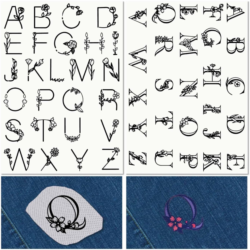 Embroidery Stitch - Mektup A-Z Suda Çözünür Nakış Stabilizatörleri