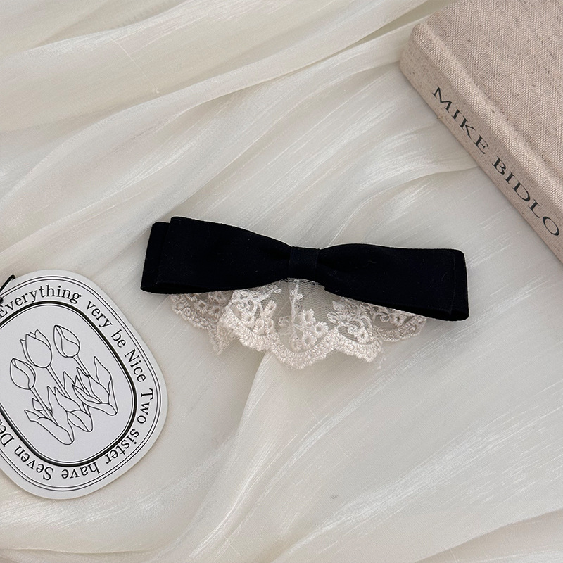 Embroidery Ribbon - Saç tokaları ve klipsleri aksesuarları kadınlar