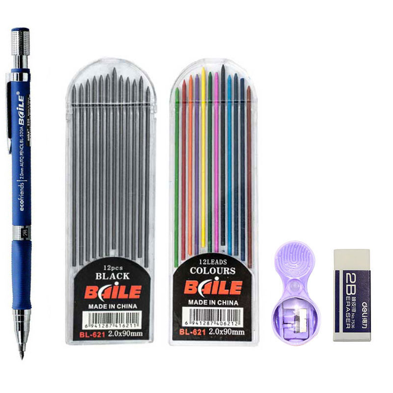 Staedtler Pencil Lumocolor - 2.0mm Mekanik Kurşun Kalem Seti 2B