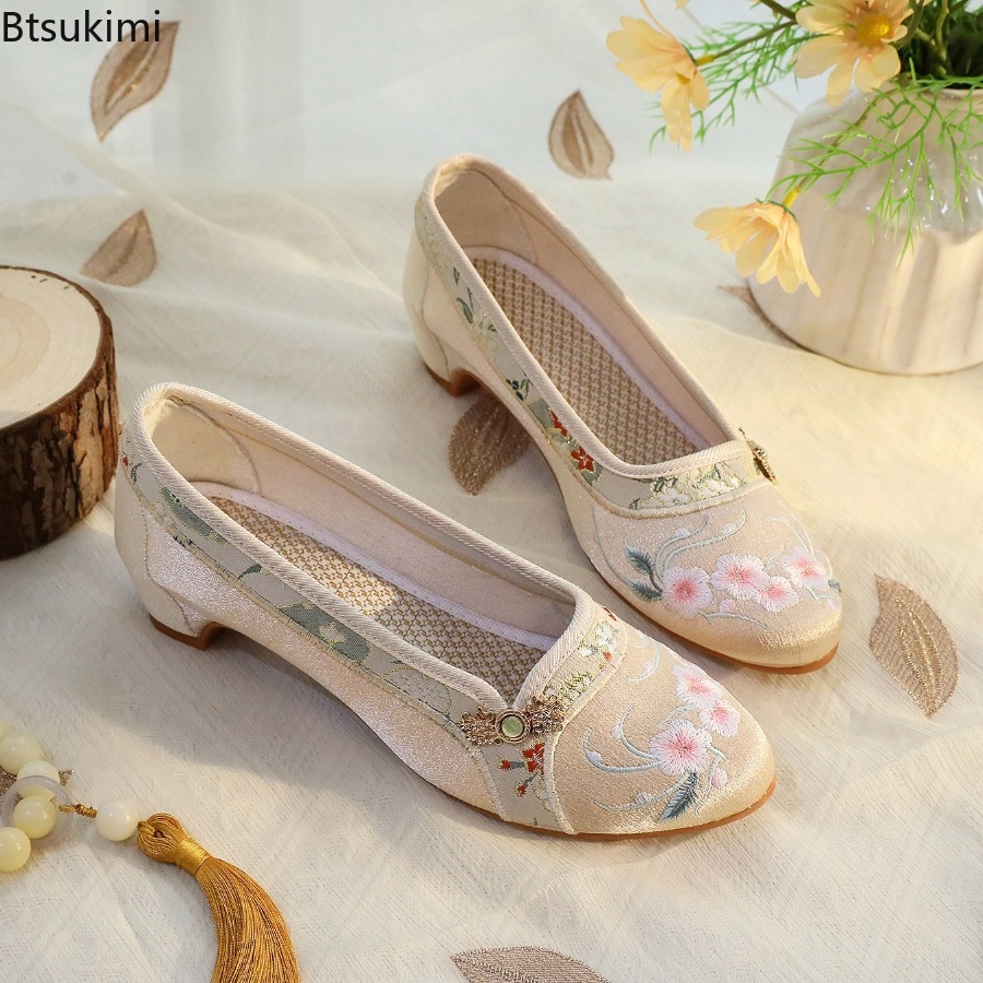 Embroidery Shoes - 2026 yeni kadın ayakkabıları etnik tarzı