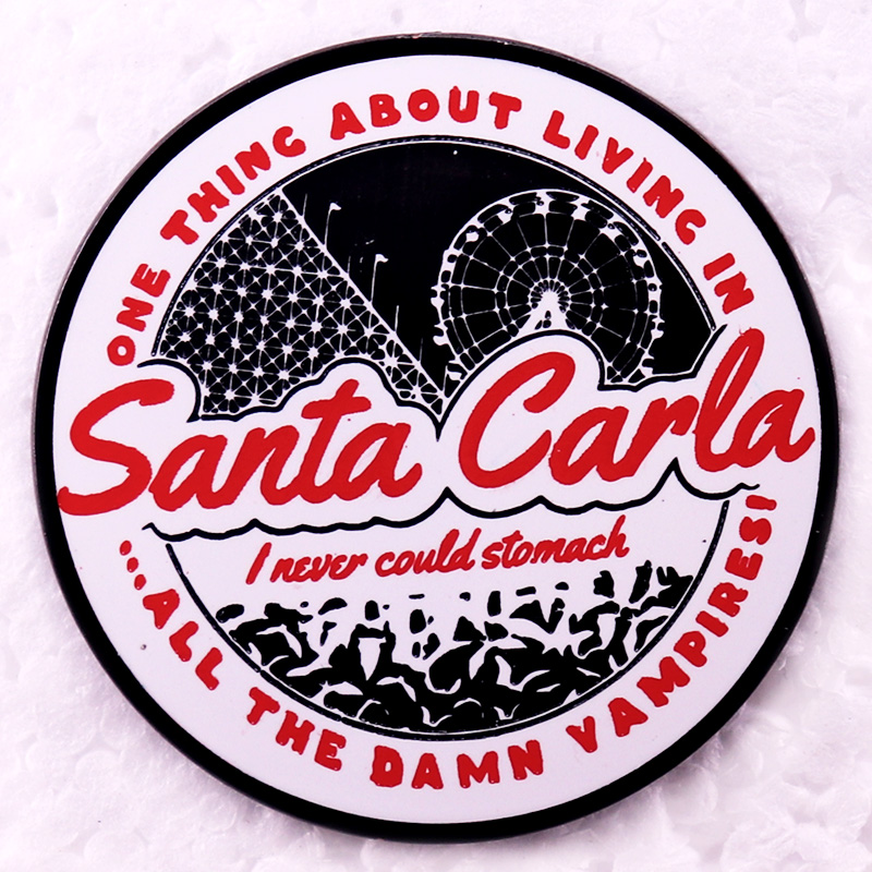 Embroidery Lips - Kayıp erkek Inspired Santa Carla emaye