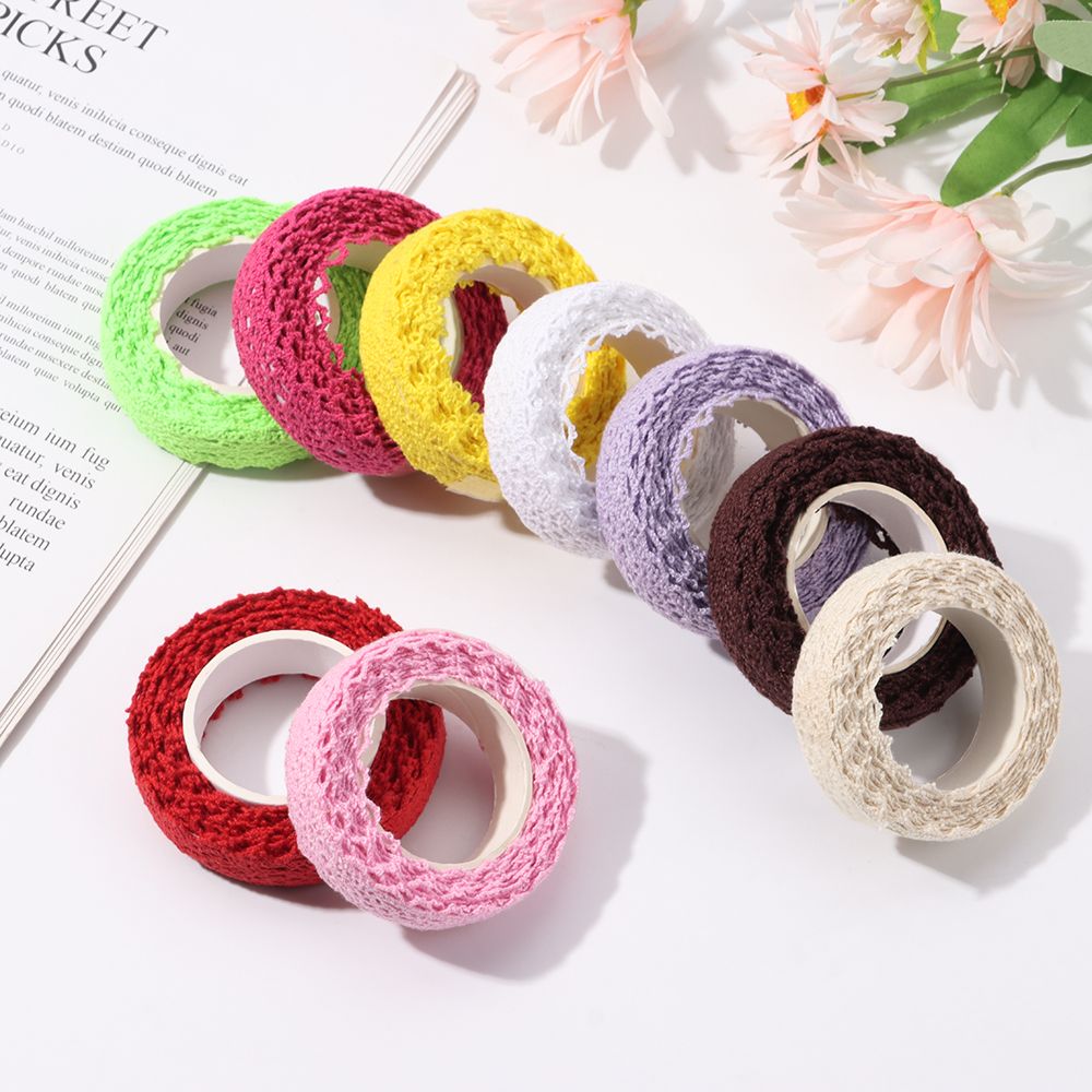 Embroidery Ribbon - 2 yarda/rulo düğün dekor DIY zanaat