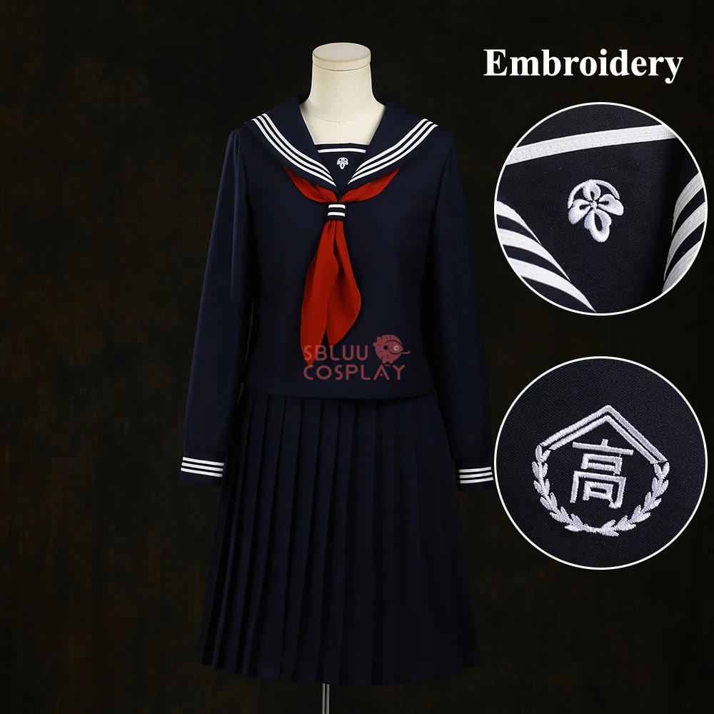 Embroidery Dress - SBluuCosplay Shimizu Hinako Cosplay Kostüm Nakış