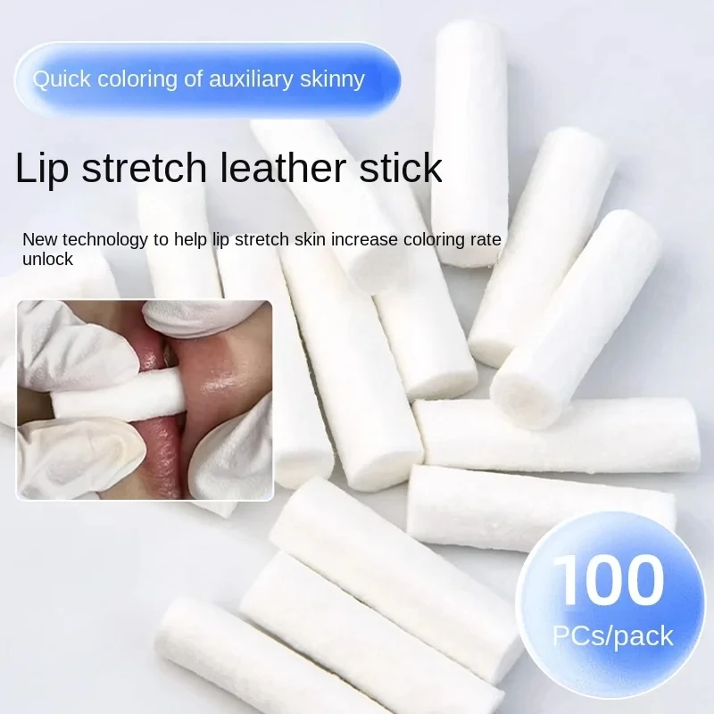 Embroidery Lips - 100 adet tek kullanımlık dudak dövme