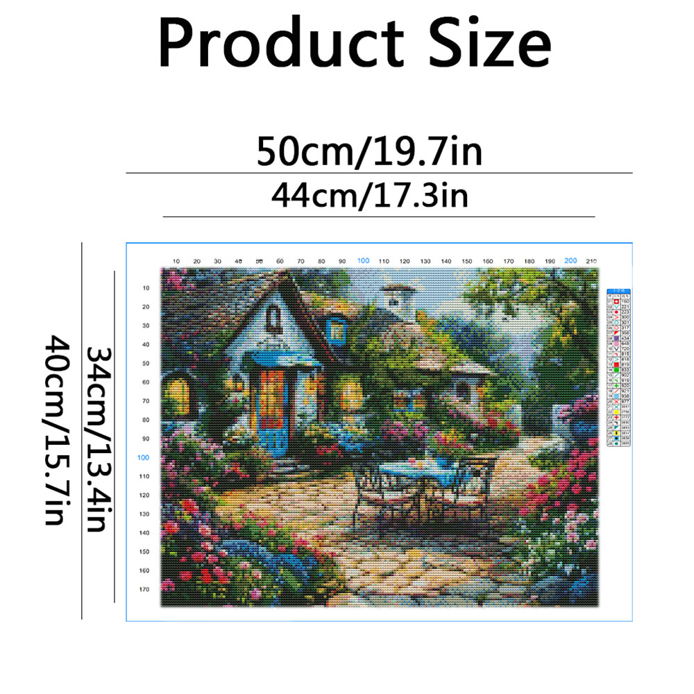 Bahçe Çapraz Dikiş Kitleri Nak - Embroidery Guide Paper incelemesi ve fiyatı