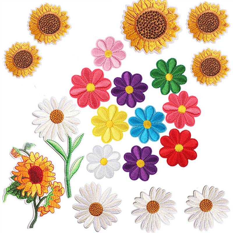 2-10 adet çiçek demir on yamal - Embroidery Daisy Flower incelemesi ve fiyatı