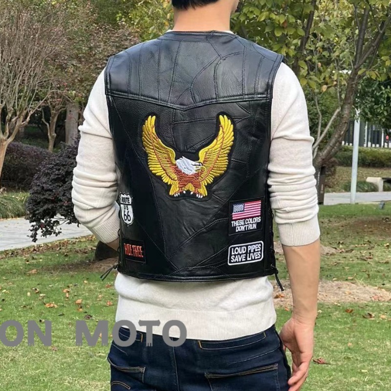 YENI Motosiklet Yelekleri Erke - Embroidery On Leather incelemesi ve fiyatı
