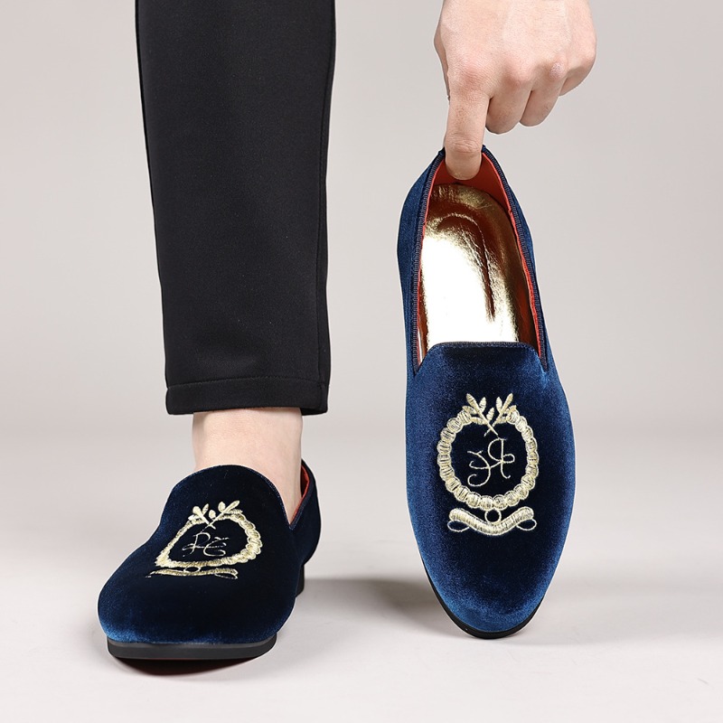 Lüks Tasarımcı Loafer'lar Süet - Embroidery On Leather incelemesi ve fiyatı