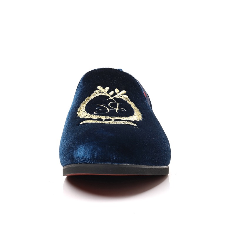 Lüks Tasarımcı Loafer'lar Süet - Embroidery On Leather incelemesi ve fiyatı