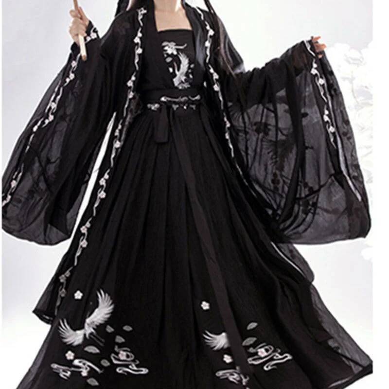 Çin Antik Hanfu kadın Ağır San - Embroidery Dress incelemesi ve fiyatı