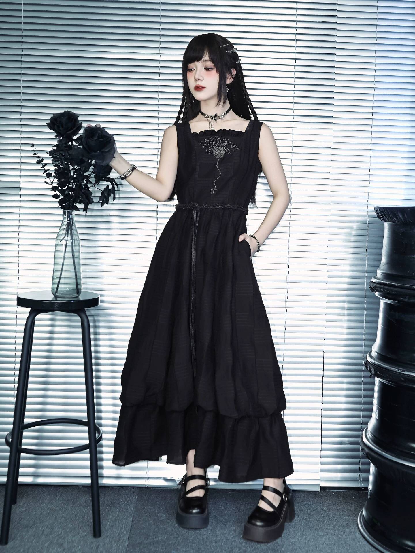 Yeni Crinoid Nakış Siyah Çift  - Embroidery Cotton incelemesi ve fiyatı