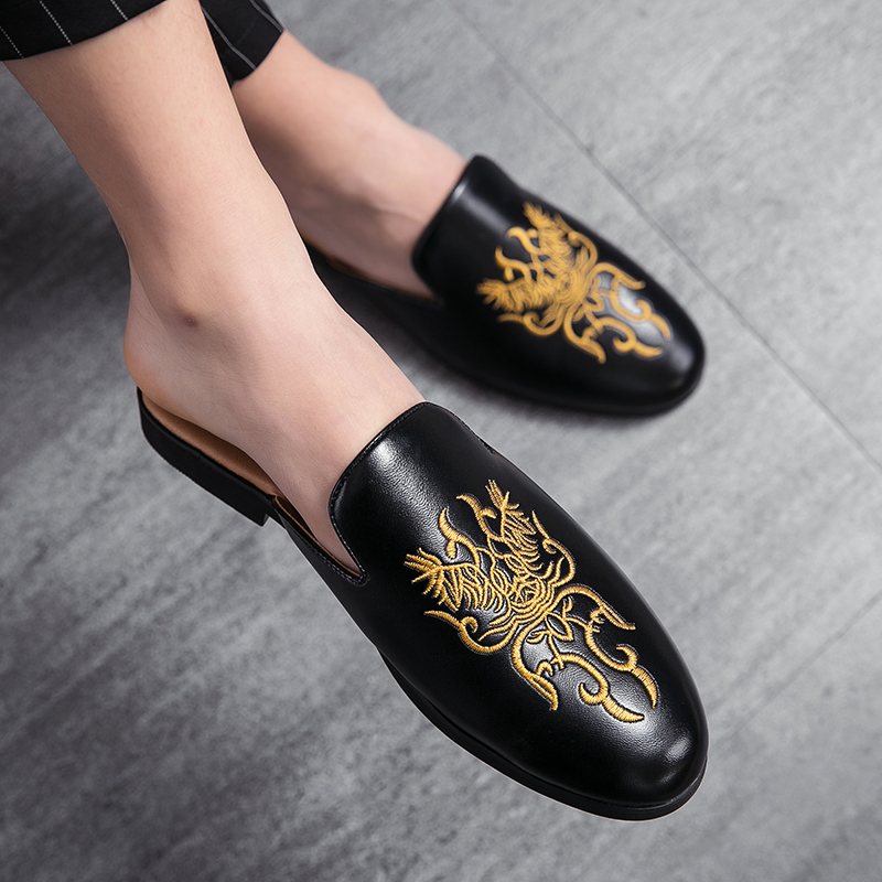 Yaz nakış yarım ayakkabı erkek - Embroidery On Leather incelemesi ve fiyatı