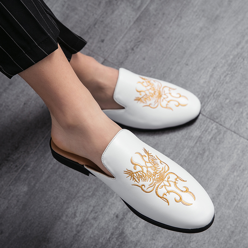 Yaz nakış yarım ayakkabı erkek - Embroidery On Leather incelemesi ve fiyatı