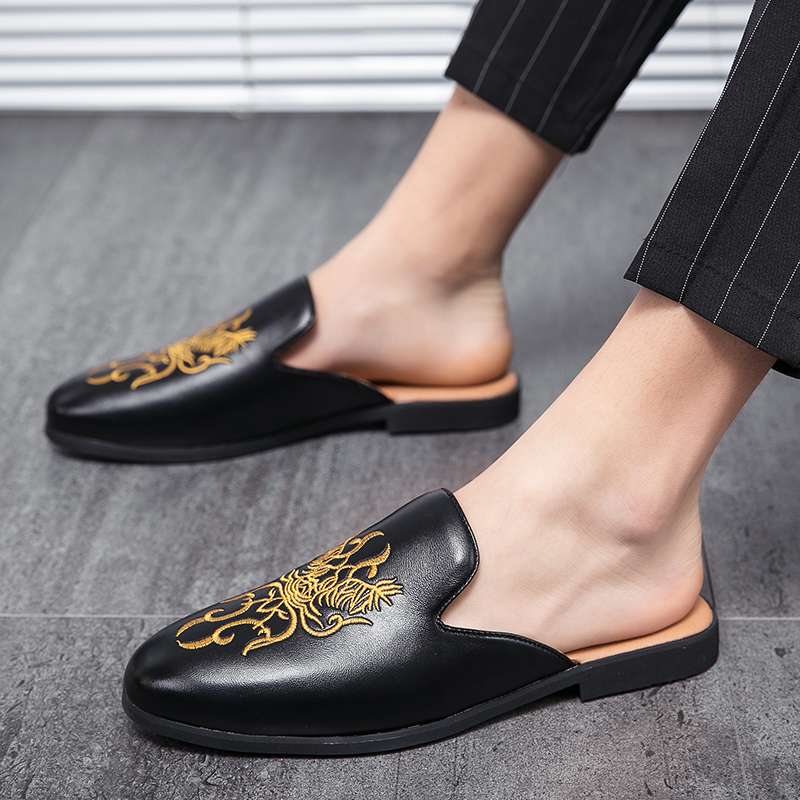 Yaz nakış yarım ayakkabı erkek - Embroidery On Leather incelemesi ve fiyatı