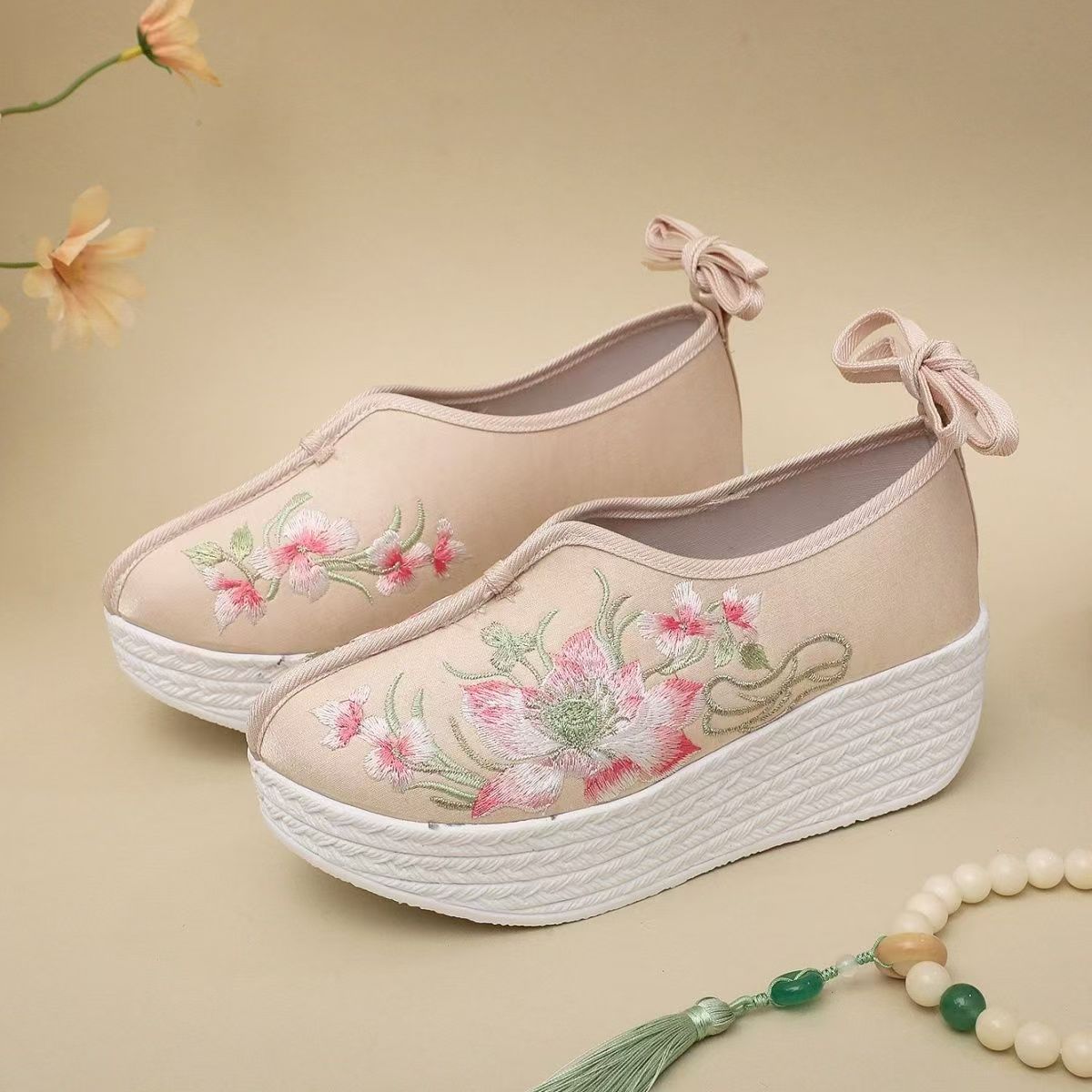 Kadın Etnik Tarzı Dolgu Topukl - Embroidery Shoes incelemesi ve fiyatı