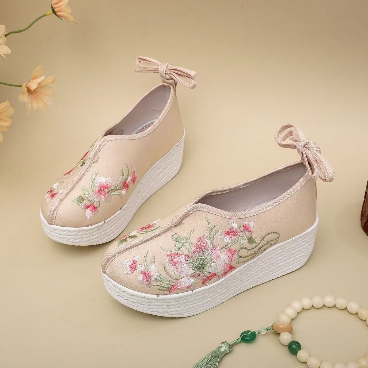 Kadın Etnik Tarzı Dolgu Topukl - Embroidery Shoes incelemesi ve fiyatı