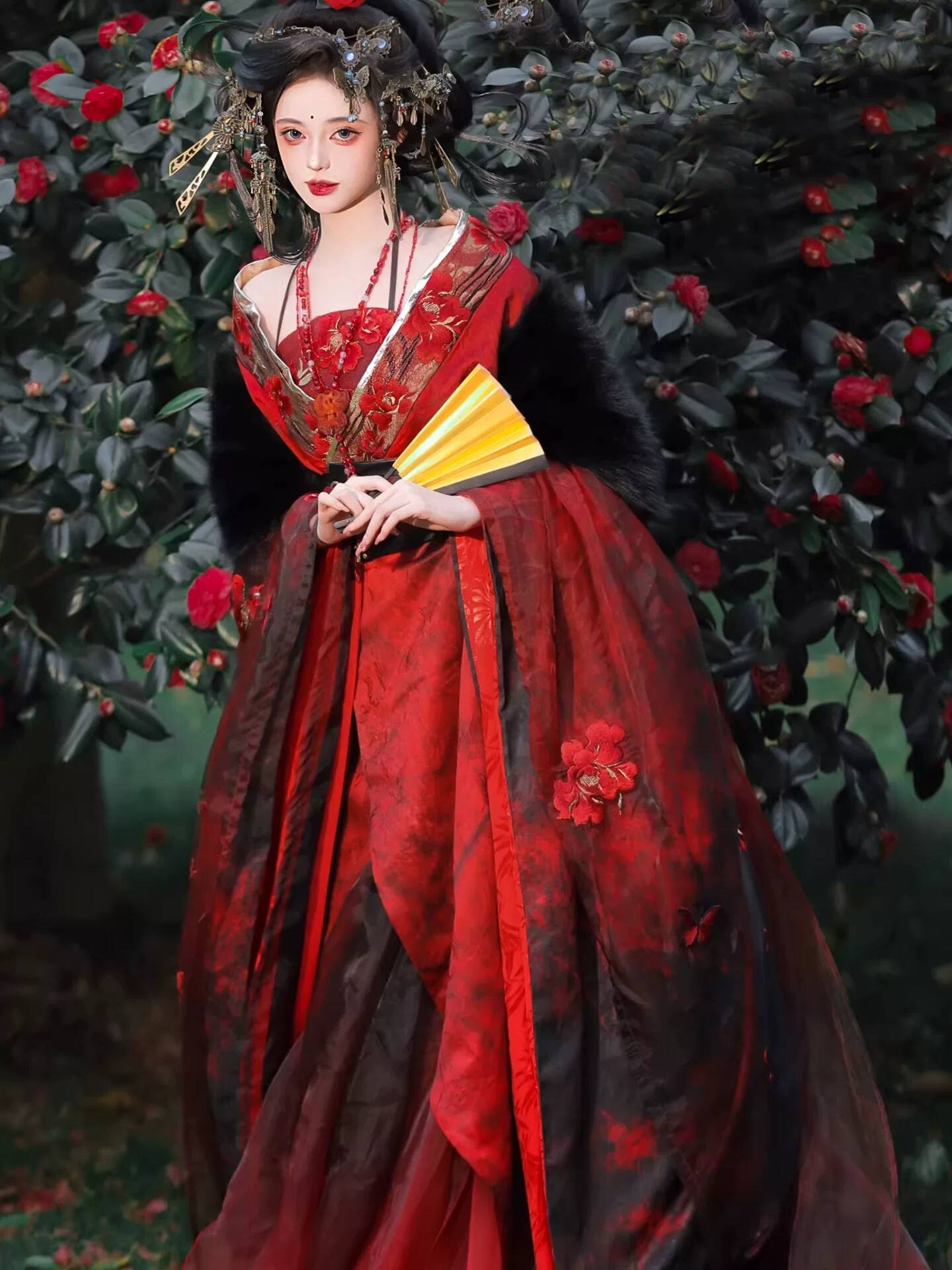 Yeni Datura Kırmızı Hanfu Kadı - Embroidery Cotton incelemesi ve fiyatı