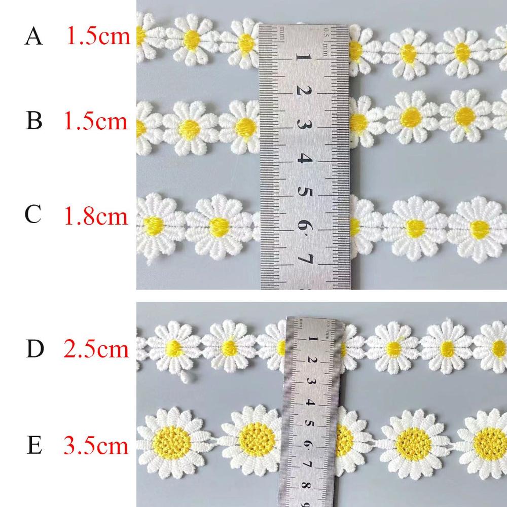 Güzel beyaz işlemeli papatya d - Embroidery Daisy Flower incelemesi ve fiyatı