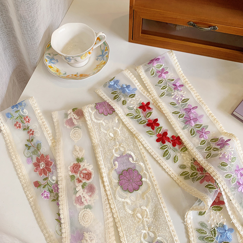 1 Yard dantel nakış çiçek şeri - Embroidery Ribbon incelemesi ve fiyatı