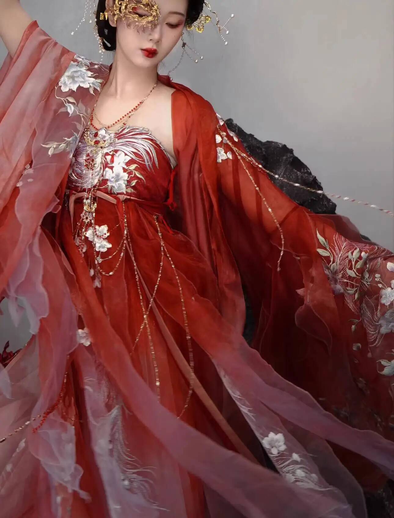 Hanfu'da Kadınlar Ağır İşlemel - Embroidery Cotton incelemesi ve fiyatı