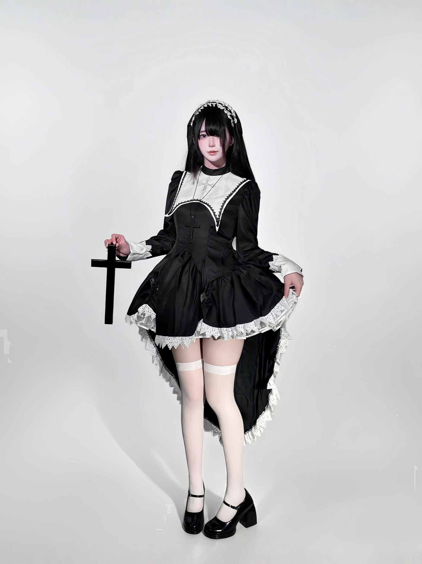 Gotik tarzı koyu nakış çapraz  - Embroidery Dress incelemesi ve fiyatı