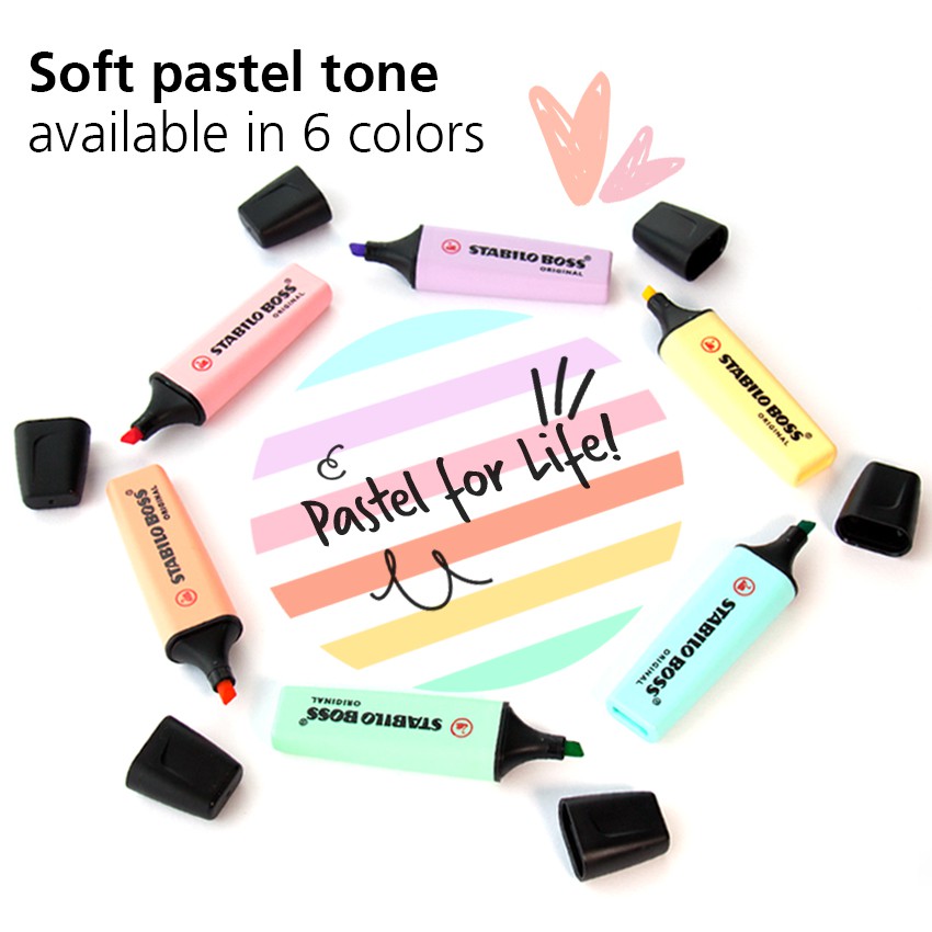 STABILO BOSS ORIGINAL Pastel F - Stabilo Marker Boss incelemesi ve fiyatı