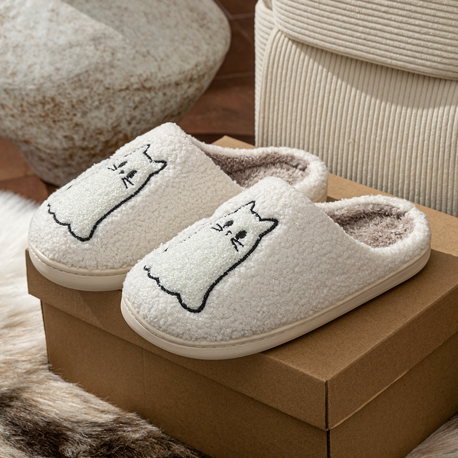 Moda Sevimli Çizgi Kedi Desenl - Embroidery Shoes incelemesi ve fiyatı