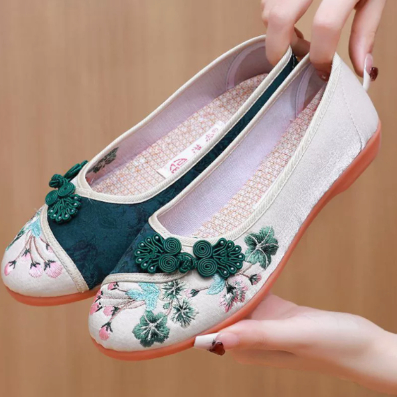 Retro Çin Tarzı Kadın Kanvas A - Embroidery Shoes incelemesi ve fiyatı