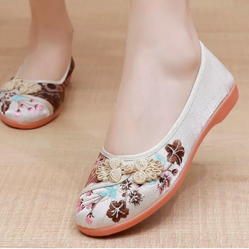 Retro Çin Tarzı Kadın Kanvas A - Embroidery Shoes incelemesi ve fiyatı