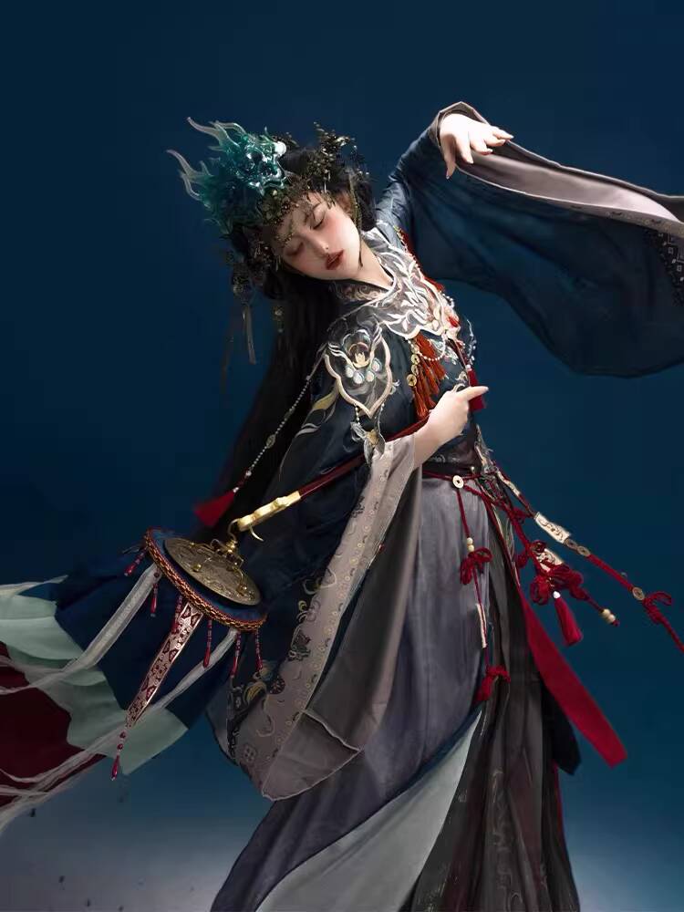 Nakışlı Somut Olmayan Hanfu Ağ - Embroidery Cotton incelemesi ve fiyatı