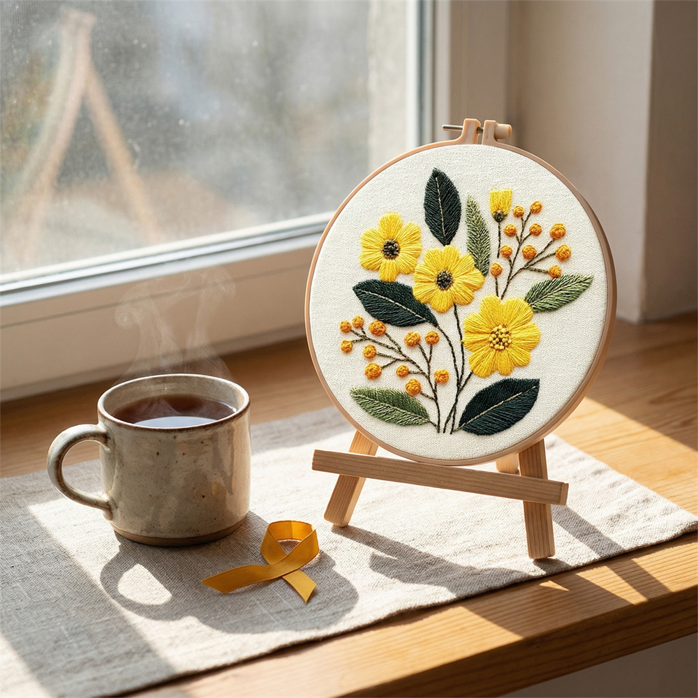 MomoArt DIY Nakış Kiti Çiçek D - Embroidery Daisy Flower incelemesi ve fiyatı