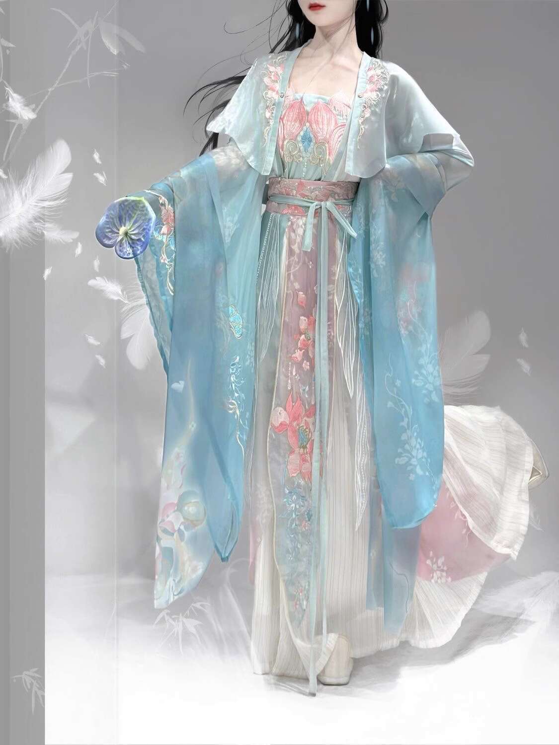 Yeni Hanfu Wei Jinfeng Ağır Sa - Embroidery Cotton incelemesi ve fiyatı