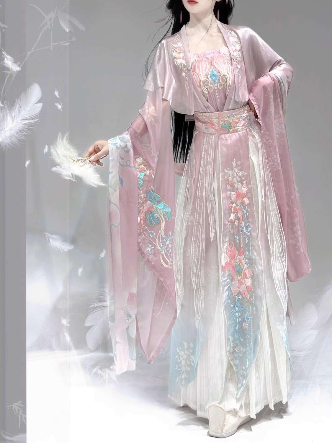 Yeni Hanfu Wei Jinfeng Ağır Sa - Embroidery Cotton incelemesi ve fiyatı