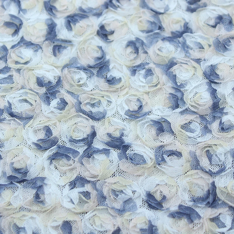 Renkli 3D Çiçek Nakışlı Şerit  - Embroidery Ribbon incelemesi ve fiyatı